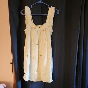Wild Fable Cream Sleeveless Mini Dress